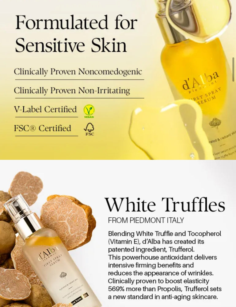 d'Alba - 50ml White Truffle First Spray Serum Mini
