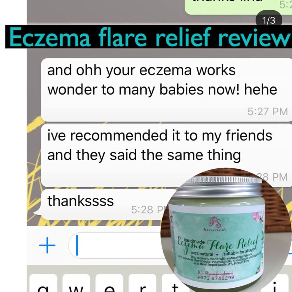 Eczema flare relief in the Jar